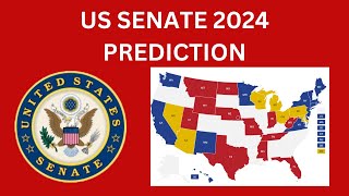 2024 Senate Map Prediction September 2024 [upl. by Irehs465]