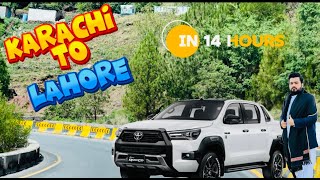 Karachi to Lahore by Road in Revo  Rocco  Karachi to Islamabad by road  Detailed 4K Vedio [upl. by Ahsimaj]