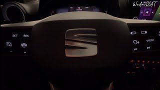 SEAT ARONA 2023  Interior de NOCHE [upl. by Rednaeel367]