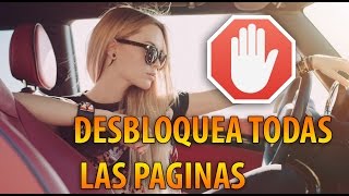 TRUCO PARA ENTRAR A PAGINAS BLOQUEADAS POR EL TRABAJO O ESCUELA [upl. by Ayerhs249]