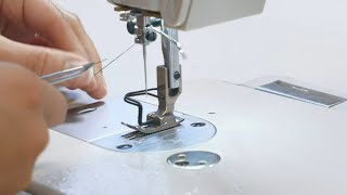 How To Use a Juki Lockstitch Sewing Machine [upl. by Aihtnis93]