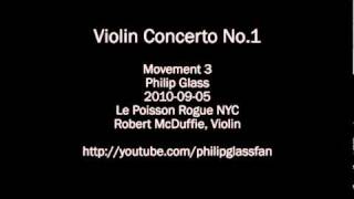 Philip Glass Violin Concerto No1 Movement 3 Piano Reduction [upl. by Yesnil]