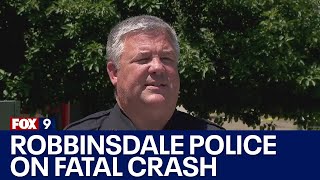 Robbinsdale police on fatal crash [upl. by Alatea]