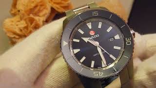 Video recenzja RADO HyperChrome Captain Cook Automatic XL Titanium [upl. by Elleret289]