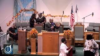 Communion Sunday Worship Service  Guest Speaker Reverend Dr Arlene Hall [upl. by Akihsay]