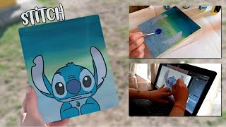 DIY  Cuadro STITCH ❤️  Athena [upl. by Ylro986]