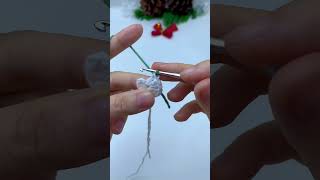 How to crochet Granny Square Christmas tree and Christmas wreath drawstring pouch crochetanywhere [upl. by Oberheim]