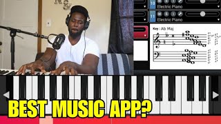 How To Display A Virtual Piano On Screen  Midiculous Review Best Music App [upl. by Einafats]