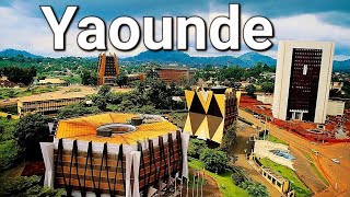 Yaoundé Cameroon 4K Drone Footage [upl. by Ayanaj]