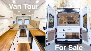 Van Tour  Modern Transit Fully Equipped for FullTime vanlife [upl. by Marler]