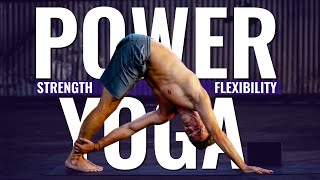 Power Yoga Strength and Flexibility 30 Min Strong Flow for a FullBody Boost [upl. by Sucam559]