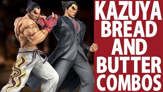 Kazuya Bread and Butter combos Beginner to Godlike [upl. by Enelyam72]