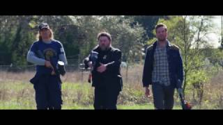 Dont Talk PSA  FREE FIRE Paintball with Armie Hammer Sharlto Copley and director Ben Wheatley [upl. by Mistrot]