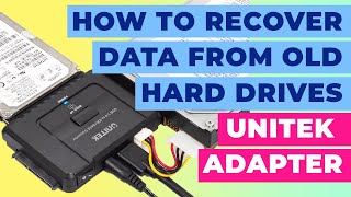 How To Recover Data from Old Hard Drives  Unitek IDE amp SATA Adapter [upl. by Aihsrop367]