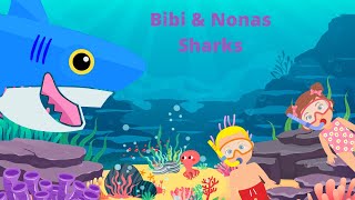 The baby shark song dance remix 👫 For kids and more  Dance battle mix for one hour Sharky 🦈 [upl. by Matejka]