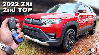 2022 Maruti Suzuki Brezza ZXi 2nd Top Model  On Road Price List  Mileage  Features [upl. by Leonsis401]