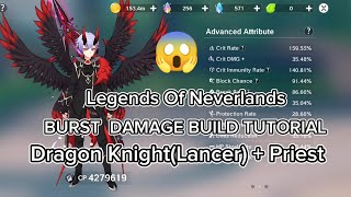 Dragon Knight Lancer Priest  Damage Build Tutorial GearFairySkillsTotemCrystalFate Card TLON [upl. by Haeli20]