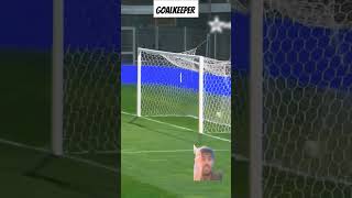 crazy goalkeeper 😨mistakes done ronaldo football shorts futbol messi tiktok soccer [upl. by Markson]