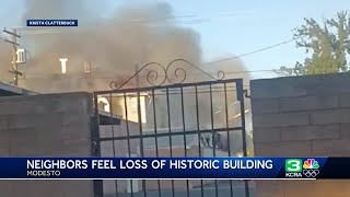 Ive never seen anything like that Neighbors capture videos of historical building exploding M [upl. by Peterman]