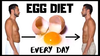 Guy Tries 🍳 EGG DIET EVERY DAY for 7 DAYS  Extreme Weight Loss Transformation [upl. by Adil]