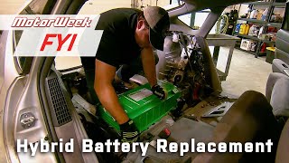 Hybrid Battery Replacement with Greentec Auto  MotorWeek FYI [upl. by Gabbert491]