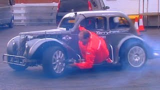 Terry Grant Changing A Wheel On Donut Car  Fifth Gear [upl. by Hacker424]