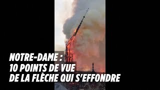 NotreDame  leffondrement de la flèche en 10 points de vue [upl. by Rockie]