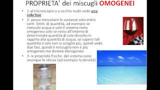 miscugli omogenei ed eterogenei [upl. by Ecal]