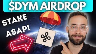 Dymension DYM Airdrop How to Stake for MORE Airdrops [upl. by Gilson3]