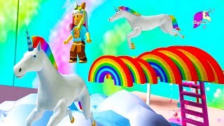 Rainbows  Unicorns  Random Roblox Games  Honey Hearts C Video [upl. by Hock]