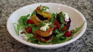 Stacked Beet Salad  Beet Recipes [upl. by Etnoid]