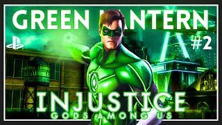 Injustice Gods Among Us Me ENFRENTO a mí GEMELO MALVADO  Cap 2 GREEN LANTERN [upl. by Harobed]