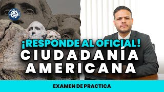 Responde al oficial  Ciudadanía americana 2024 [upl. by Smukler575]