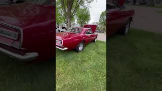 1967 plymouth Barracuda Notchback Big Block swap minitub carshow moparornocar carshorts cuda [upl. by Kcoj]