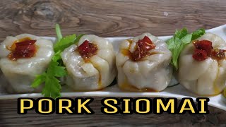 PORK SIOMAI  CHINESE DUMPLINGS  EASY RECIPE  Swak sa Negosyo [upl. by Ydnirb]