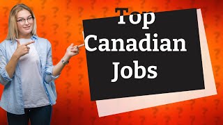 What is the highest paying job in Canada without a degree [upl. by Ramsey]