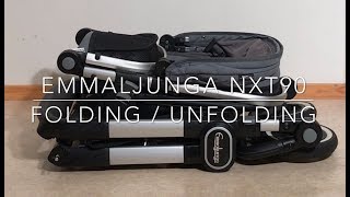 How to Fold  Unfold the Emmaljunga NXT90 [upl. by Vinn590]