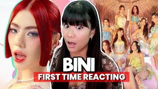 First time reacting to BINI  Pantropiko Performance Video amp Cherry On Top Official MV REACTION [upl. by Alilahk480]