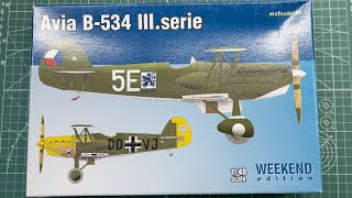 Eduard Avia B534 IIIserie 148 Scale Model Aircraft [upl. by Adnomal]