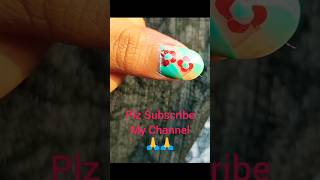 Easy nail art design at home fir beginners 💅❤️🥰🤗Nailart shorts viralshorttrendingytshortsvideo [upl. by Latham]