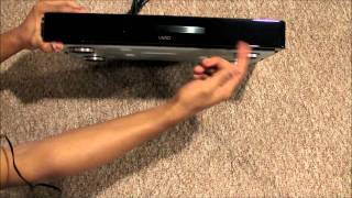 Vizio VBR334 3D BluRay Player Unboxing [upl. by Eisenberg]