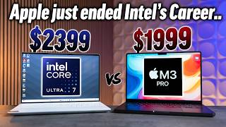 XPS 14 vs 14quot MacBook Pro  Apple just KILLED Intel [upl. by Onaicilef70]