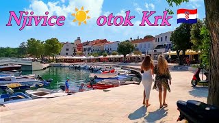 Njivice ☀️ 2024 🏖️ Otok Krk 🇭🇷 Croatia [upl. by Iegres391]