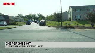 1 shot at Spartanburg apartment complex [upl. by Schifra]