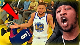 STEPH CURRY TRIES TO INJURE ME AND BRING KLAY AND KD BACK TO THE WARRIORS NBA 2K19 MyCAREER [upl. by Neelram]