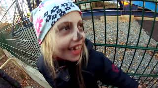 Halloween at Särkänniemi Amusement Park in Finland  Rides plus spooky Halloween family fun [upl. by Yatnoed]