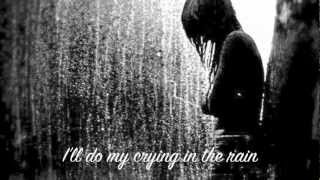 Aha  Crying in the Rain with lyrics [upl. by Imekawulo]