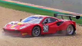 SPIN  ACTION Blancpain GT Series at Test Day for 24H of SpaFrancorchamps 2017 [upl. by Nodnek]