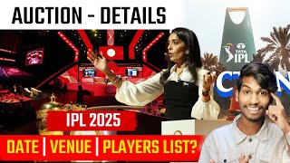 IPL Auction 2025 DATE 📅 REGISTER Players full LIST [upl. by Erdua636]