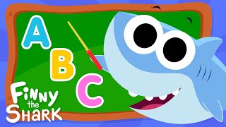 The Alphabet Song  Learn The ABCs  Finny The Shark [upl. by Nwahs634]